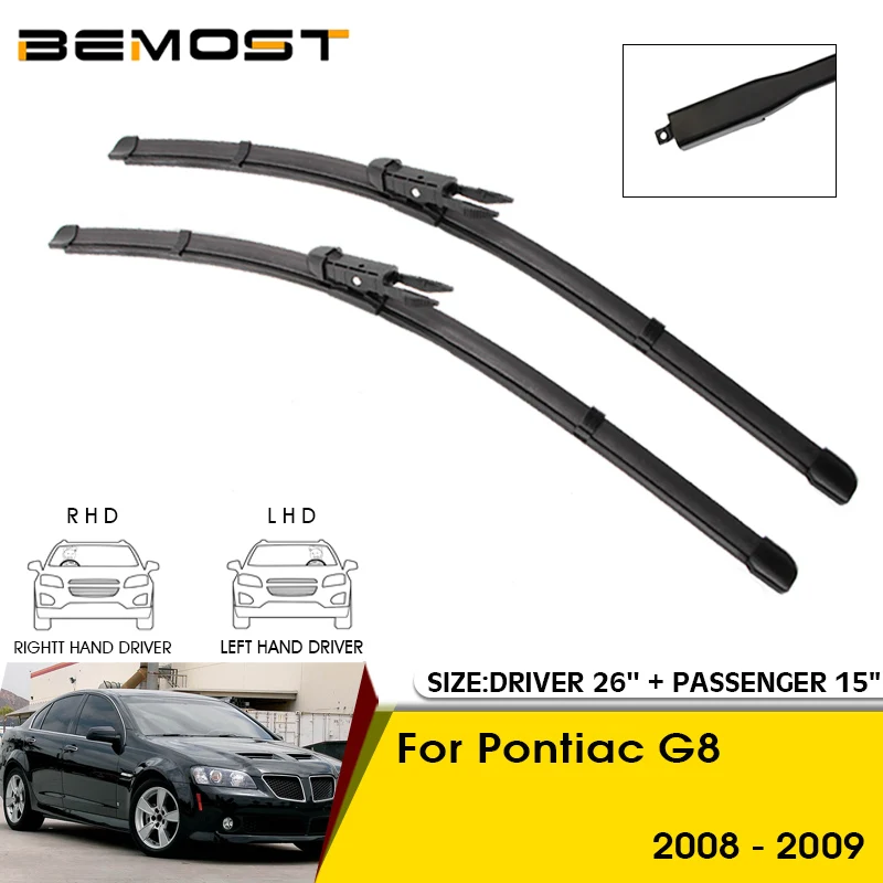 

Car Wiper Blades For Pontiac G8 2008-2009 Windshield Windscreen Front Window Blades 26"+15" Car Accessories