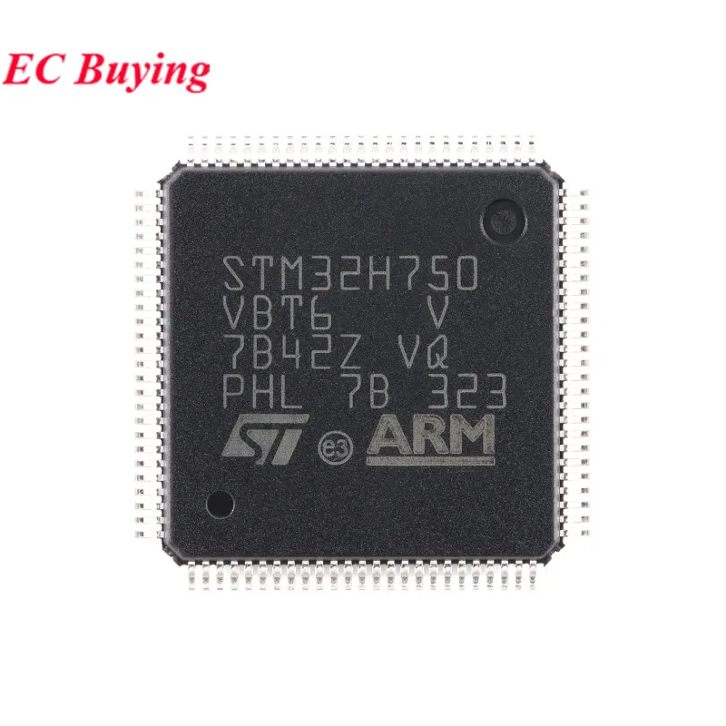Stm32h750vbt6 stm32h750 stm32 32h750vb fk750m1 FK750M3-VBT6 chip core sistema aprendizagem módulo de placa desenvolvimento tela lcd tft