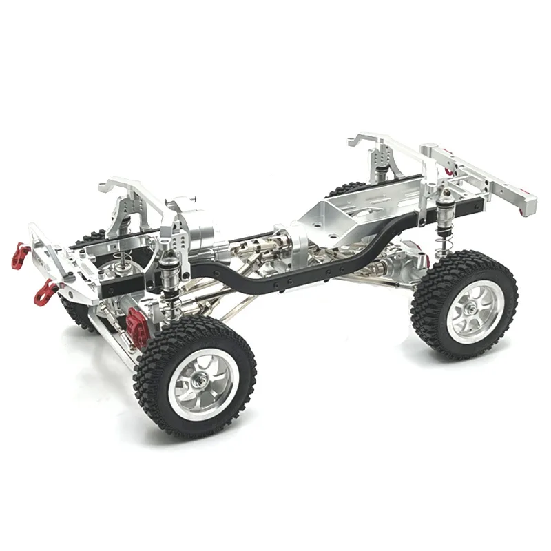 Ulepszone podwozie do MN128, całkowicie metalowa rama, uniwersalny model podwozia 1/12 MN86S, MN86, G500 RC Car, modyfikacja części zamiennych