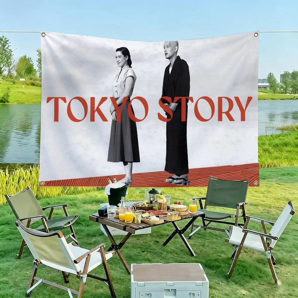 Tokyo S-story Moive Flags Flag Tapestry Outdoor Decor Flaga Decorative Home Objects Barber Shop Decoration