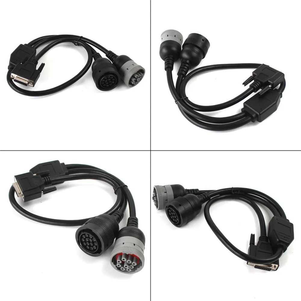 9-pin & 14-pin Split Y Service Cable 457-6114 317-7485 for CAT ET-3 ET-III Coms Diagnostic Adapter Tool