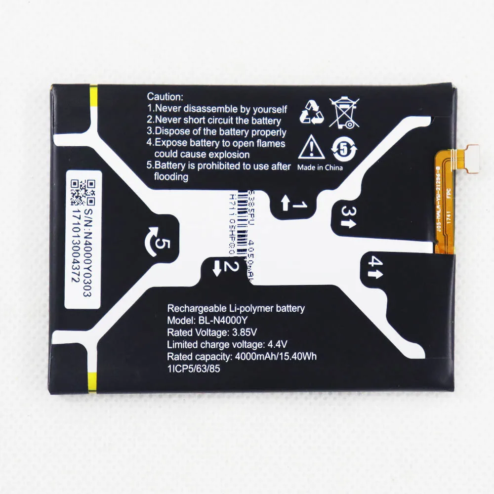 

Mobile Phone Replacement Battery BL-N4000Y 4000mAh For Gionee X1S A1 Lite A1Lite Accumulator