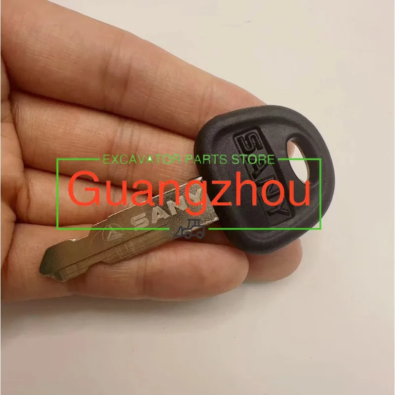 

50pcs for 55 60 75 135 215 Sany Start Ignition Excavator Keys Toolbox Fuel Tank Universal Door Lock Engine Accessories New