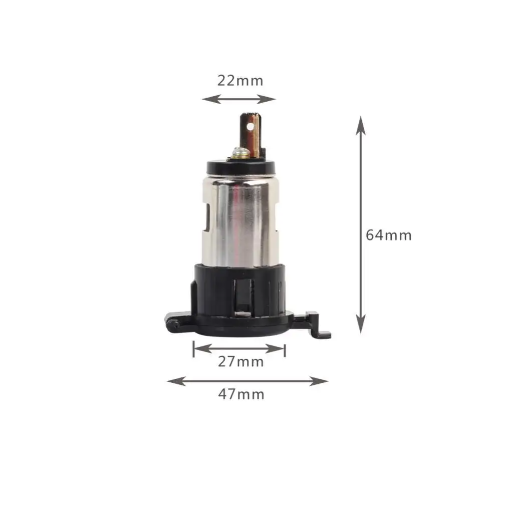 Cigarette Lighter Assembly Waterproof Power Socket Iron ABS Durable Car Parts for Useful Motorcycle Accessories - view 6