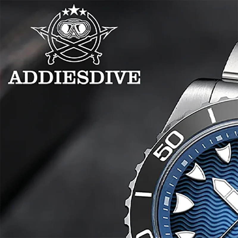 ADDIESDIVE 2026 New Men's Watch 2115 BGW9 Luminous 200M Waterproof Suitable for Diving 316L Stainless Steel Quartz Watch AD2561