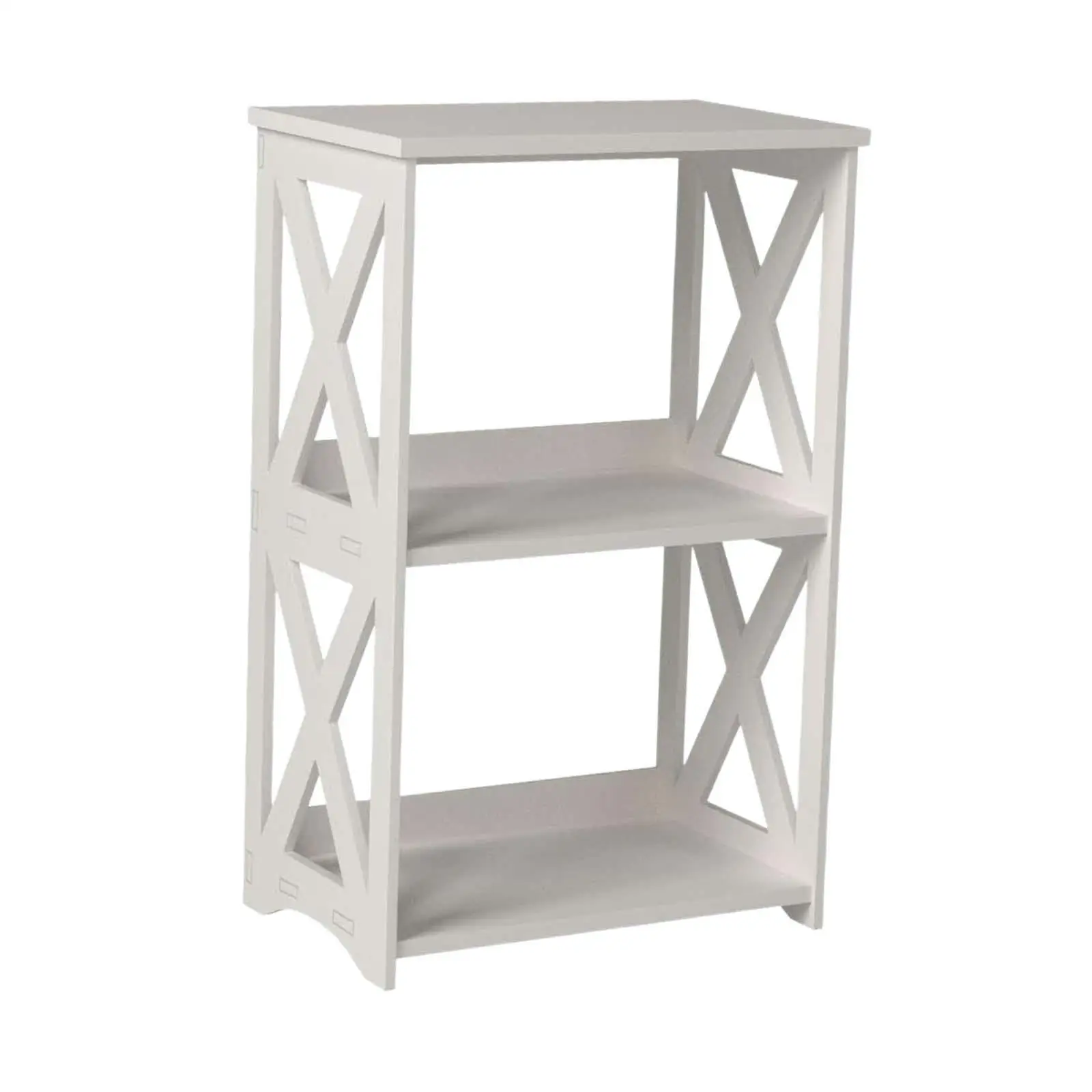 3 Tier Side Table Modern Organizer Storage Rack Simple Sofa Table Small Tea Table for Apartment Small Space Outdoor Bed Bedside