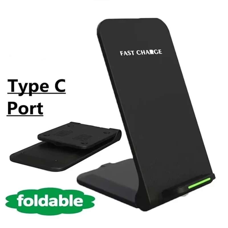 VIKEFON Wireless Charger Stand Pad For iPhone 17-12 Pro X XS