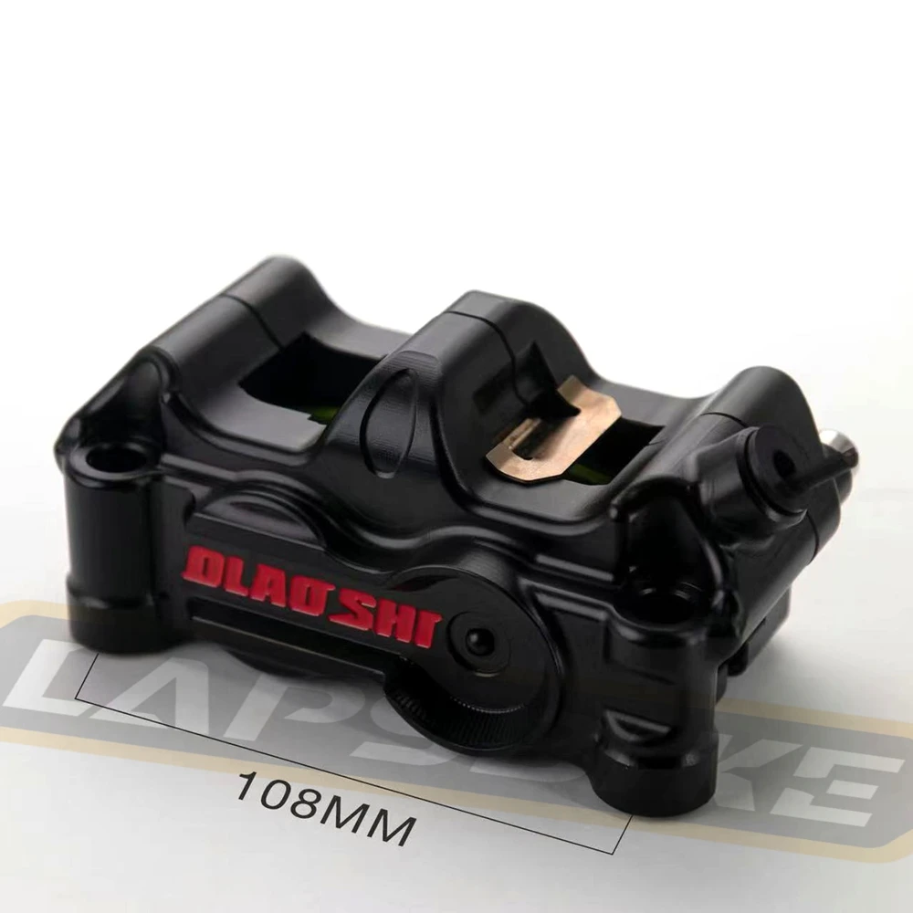 Universal Motorcycle Modified CNC 100mm Lock Point 4-piston Brake Caliper For Yamaha Honda Kawasaki Suzuki Ducati BWS RSZ Niu view 5