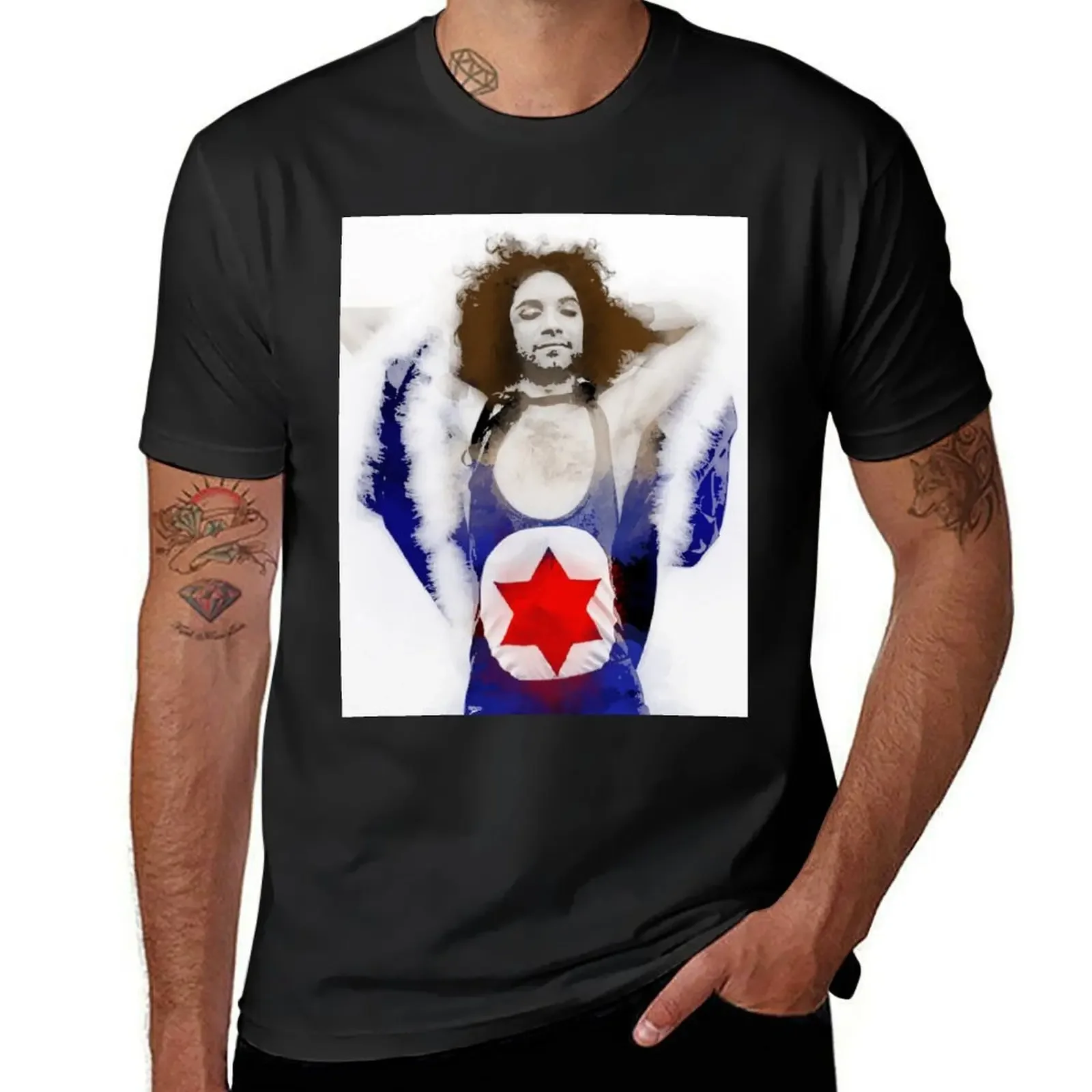 Danny Sexbang Watercolor T-Shirt graphic shirts blacks customizeds Men's cotton t-shirt