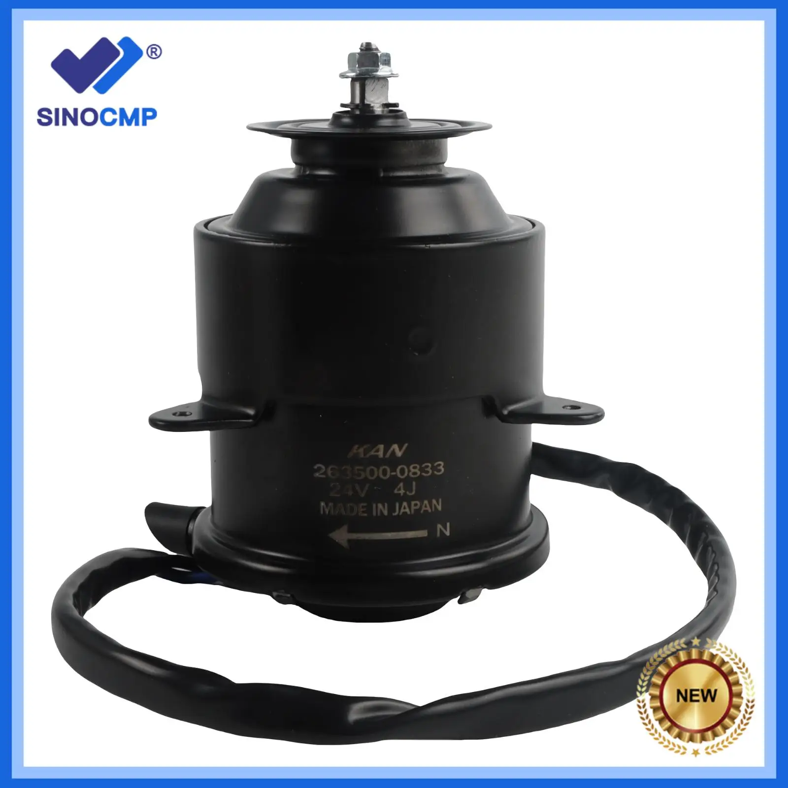 24v A/C Blower Motor 161-3732 Blower Fan Motor Fits for Caterpillar 320C 320D 322C Komatsu Excavator 263500-0763 Wheel Loader