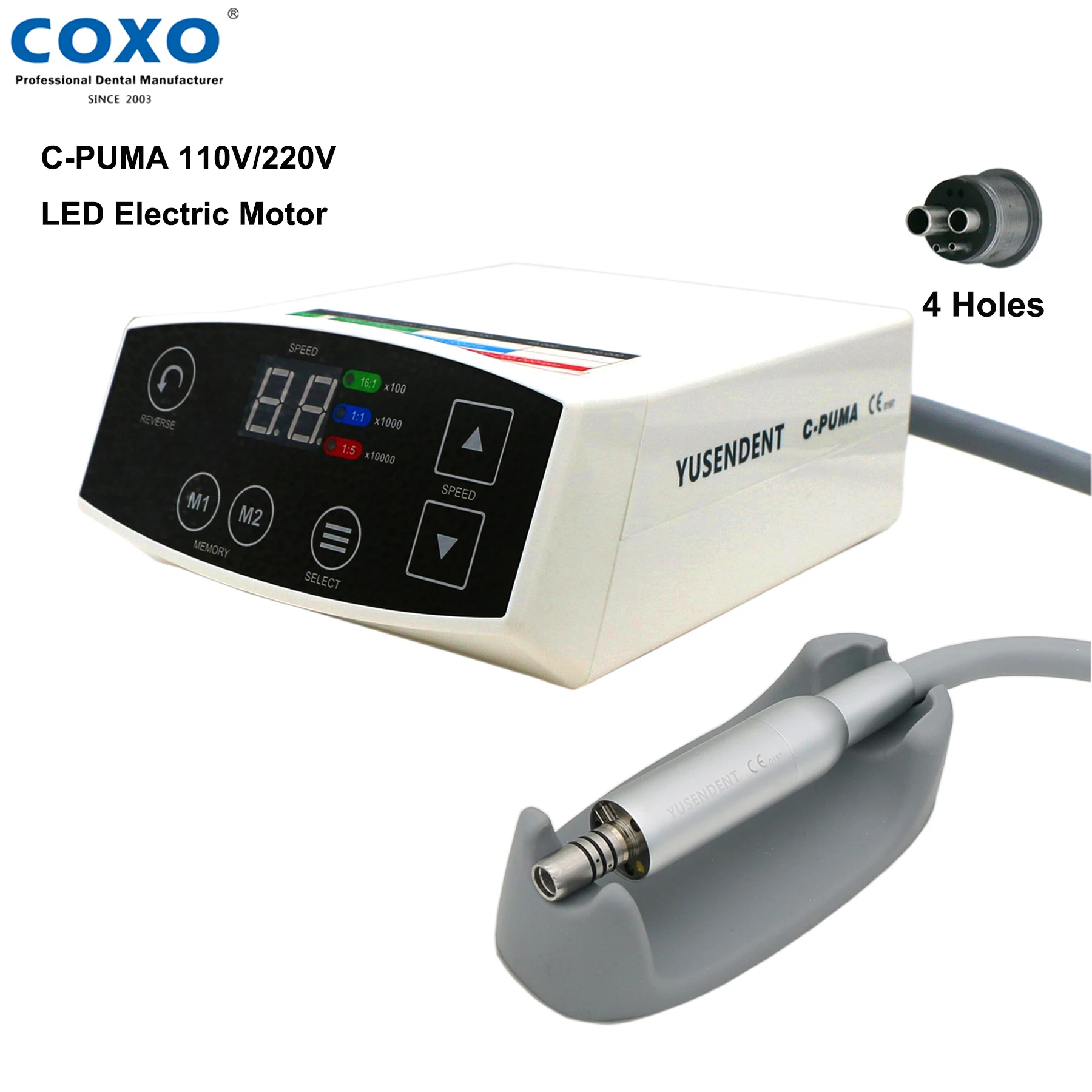 COXO Dental Electric Motor Dentistry Brushless Electric Micromotor With Fiber Optic C-Puma/C-PUMA INT+ Dental Products