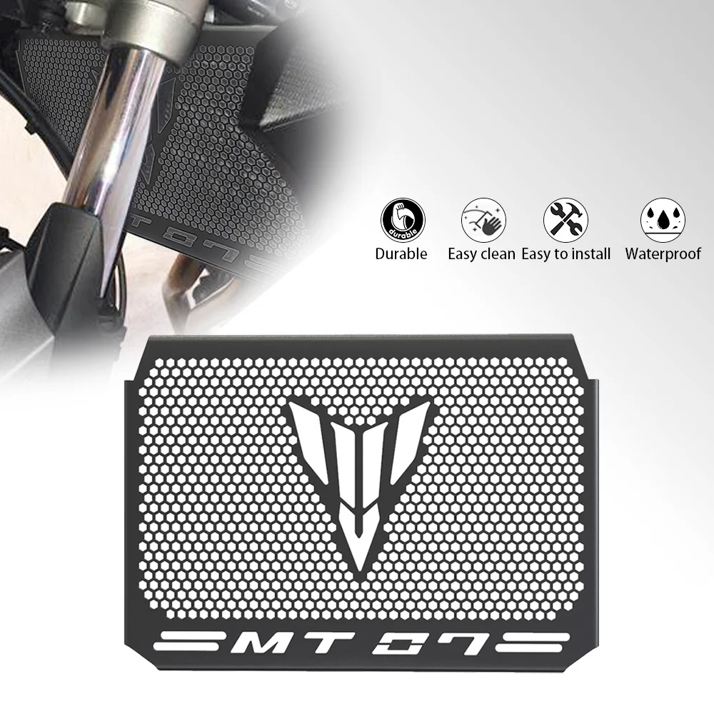 

2024 MT 07 FZ 07 Motorcycle MT-07 FZ-07 Radiator Grille Guard Cover Protector For Yamaha MT07 FZ07 2018 2019 2020 2021 2022 2023