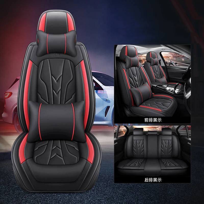 

Универсальные чехлы на автомобильные сиденья для Hyundai i40 I20 Ioniq 5 Santa Fe Dodge Journey Caliber RAM 1500, автостайлинг интерьера, водонепроницаемые