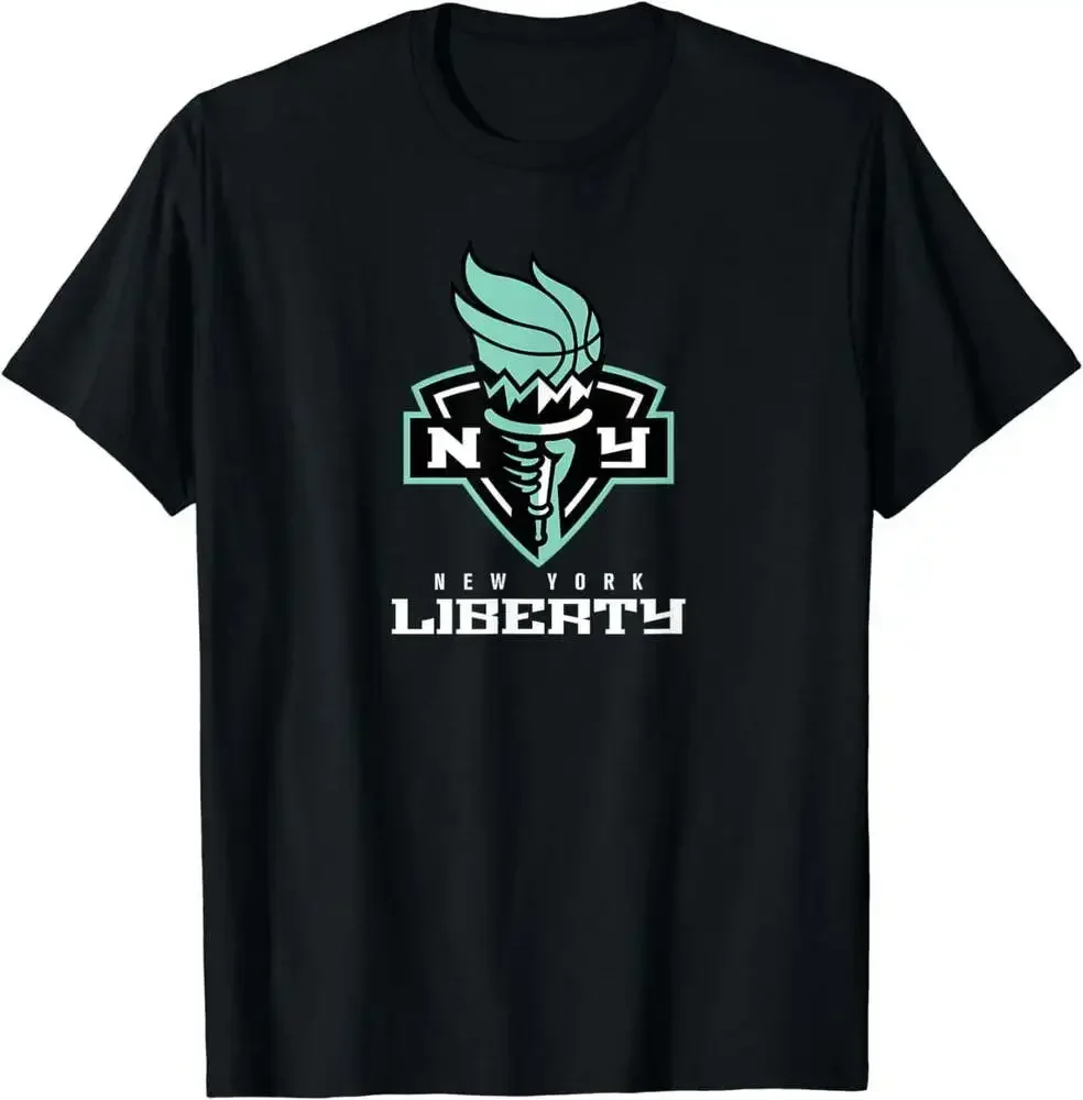 WNBA New York Liberty Fan Base T-Shirtfor Men Clothing Women Short Sleeve Tees Vintage High Quality 100%Cotton