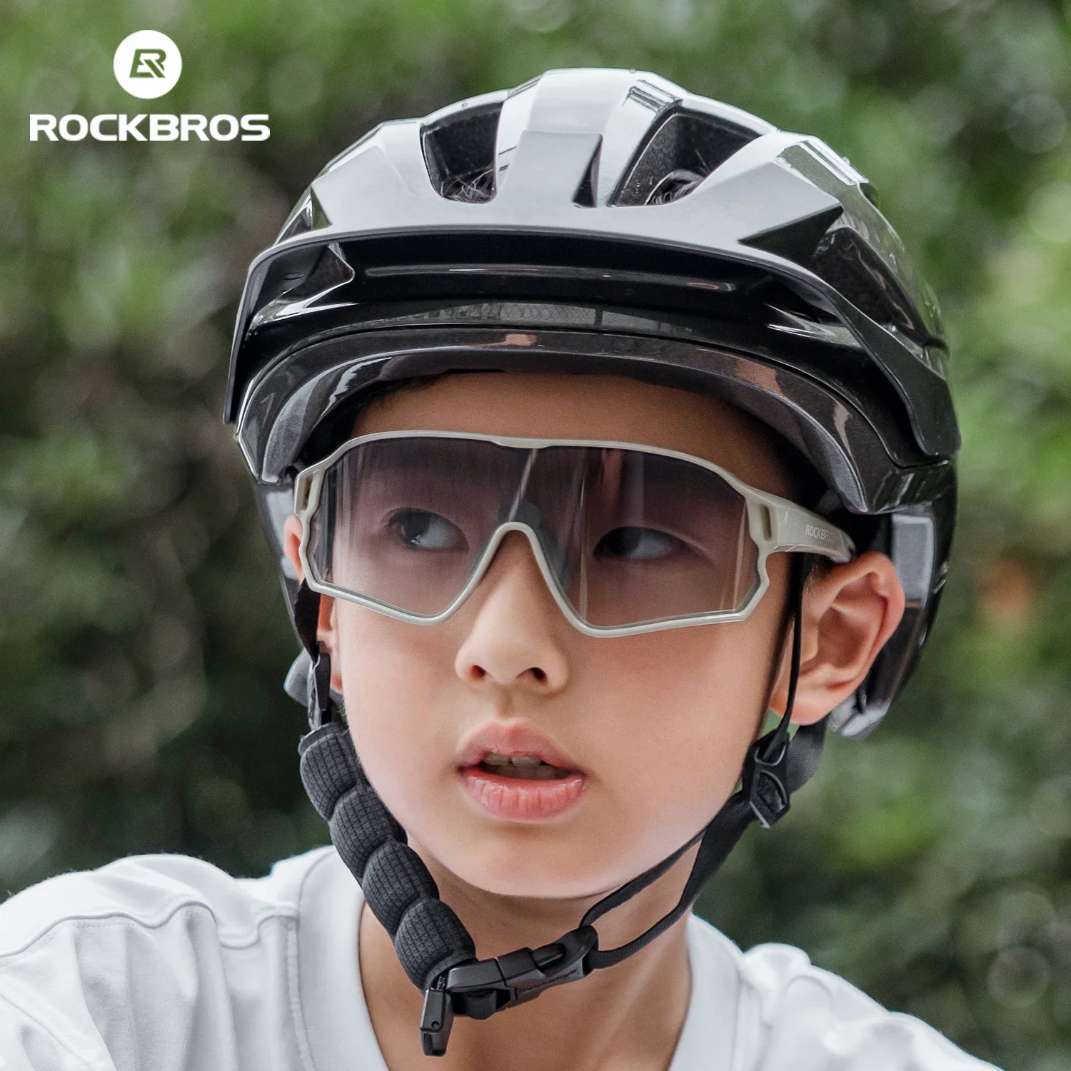 ROCKBROS Children Bicycle Glasses Photochromic UV400 Sports Cycling Glasses Sunglasses Eyes All-day Lightweight Bike Glasses - Image 6