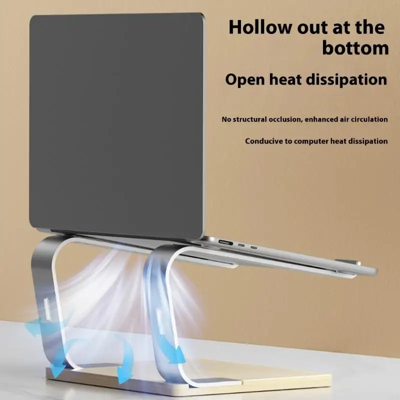 C90f جهاز الكمبيوتر اللوحي المحمول حامل عالمي حامل حامل سطح المكتب لألومنيوم محمول لجهاز الكمبيوتر المحمول.