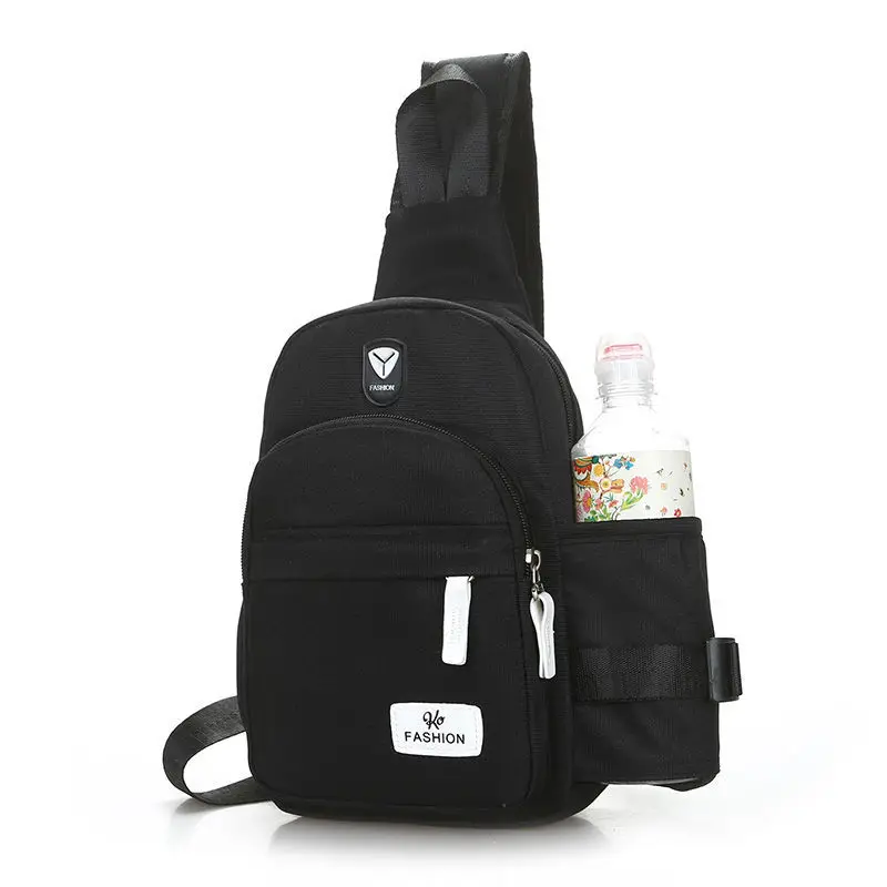 2023 New Chest Bag Cloth Backpack Outdoor Sports Diagonal Cycling Bag Chest Travel Men Women Bags Version Women Shoulder Bag