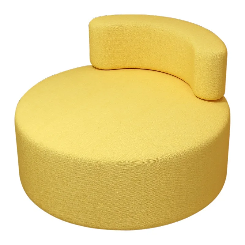 Hotel lobby reception room creative personality office hall business negotiation area special-shaped sofa combination stool