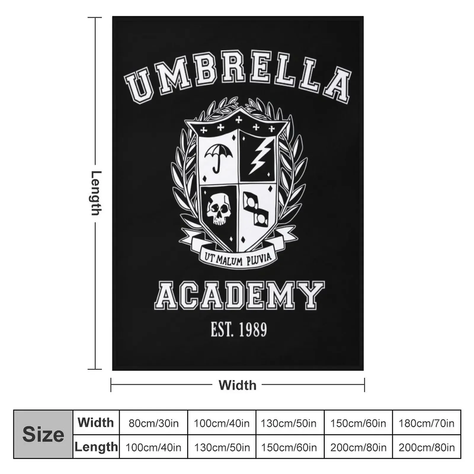 Umbrella Academy - School Varsity Throw Blanket Hairy Blankets For Sofas Blankets