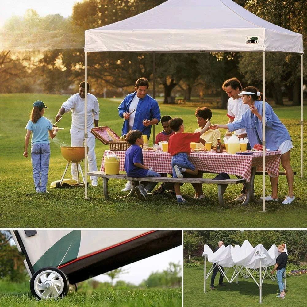 Standard 10x10ft Patio Pop Up Canopy Tent for Outdoor Events Commercial Instant Canopies