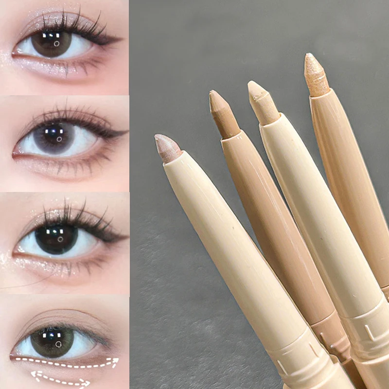 Matte Brightening Lying silkworm Shadow Pen Dual-use Eyeliner Gel Pen Beige Skin Tone Concealer Pen Smooth Contour Eye Shadow