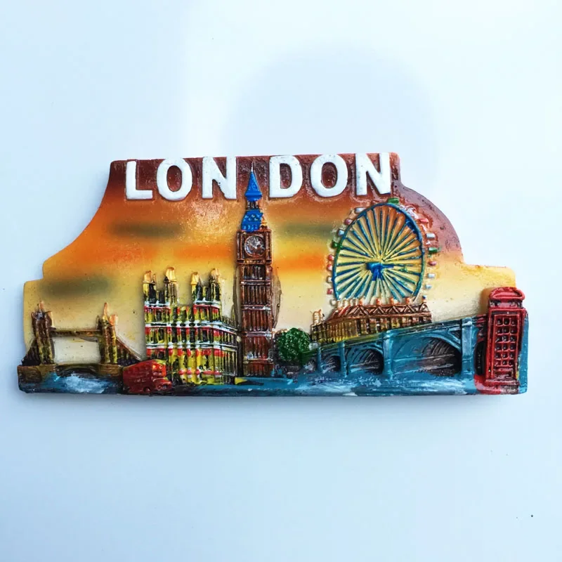 Britain Fridge Magnets London Tourist Souvenirs England Fridge Stickers Home Decor Wedding Gifts Photo Wall Magnetic Stickers