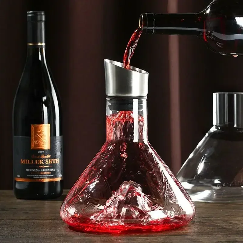 Creative Red Grape Wine Bottle, Transparent Sobering Tool Bottle for Home Use