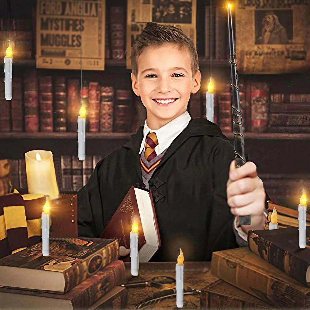 6.69in شموع نافذة معلقة ضوء دافئ زينة عيد الميلاد شمعدان لهب وامض 12 قطعة لحفلة عيد الميلاد والهالوين