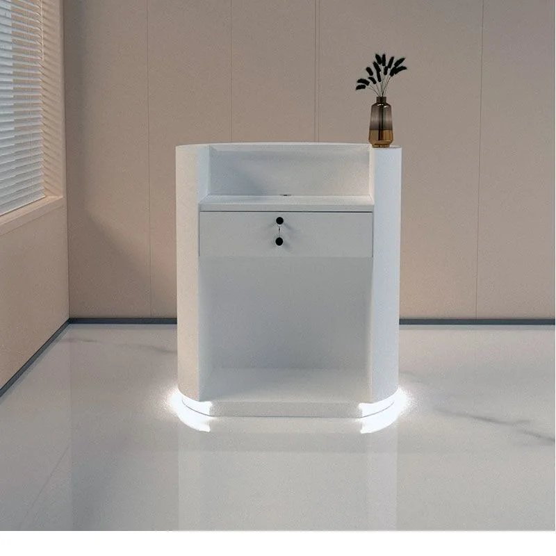 ديكور صغير مكاتب الاستقبال تخزين الخروج أدراج الزاوية مكاتب الاستقبال الكلاسيكية الفاخرة أثاث مكتب الاستقبال Mostrador #5