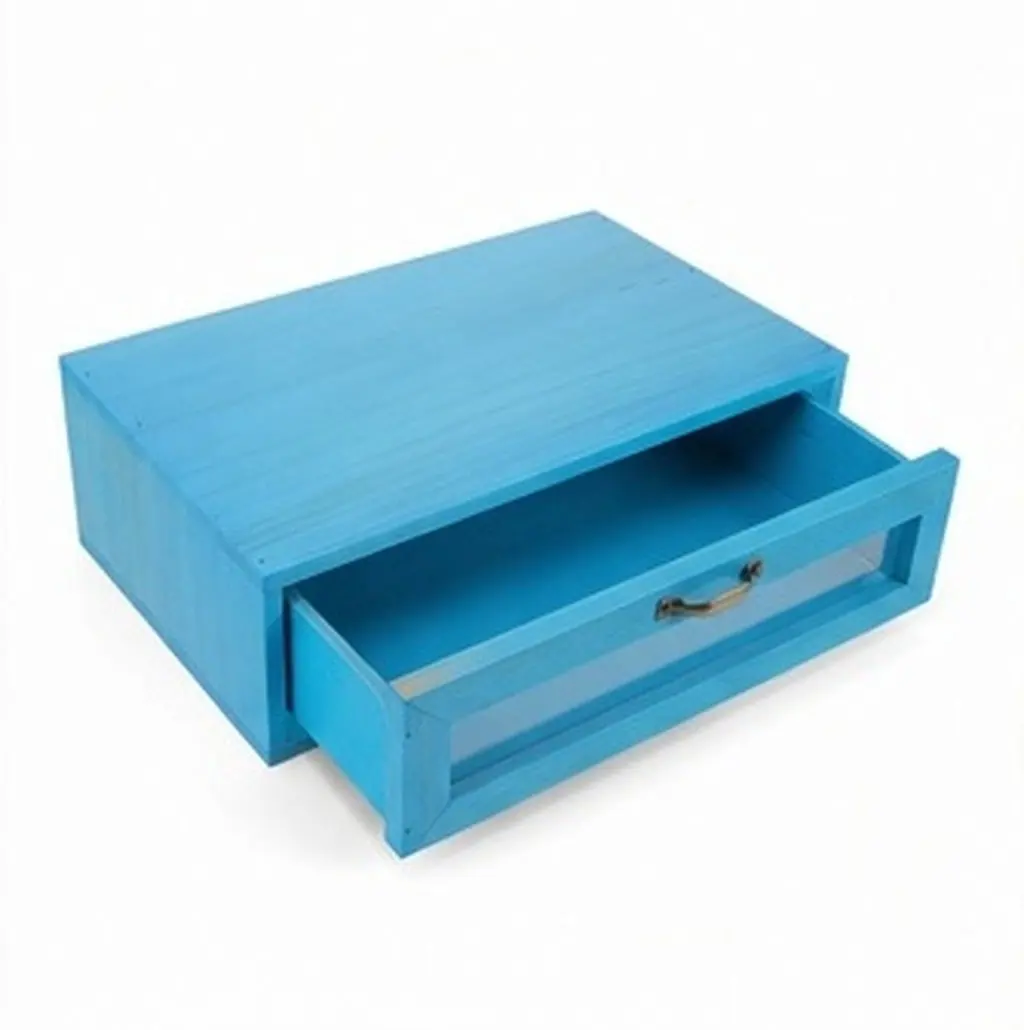 Wooden Monitor Stand Drawer Pull Out Storage Wood Riser Desk Organizer Makeup Holder Rustic Desk Accessories