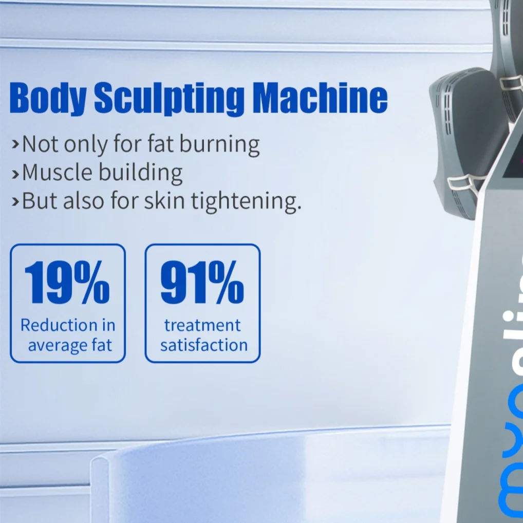 

Новое усовершенствованное устройство EMT+EMS с 4 насадками для неинвазивной коррекции фигуры, подтяжки ягодиц, уменьшения талии и стимуляции роста мышц