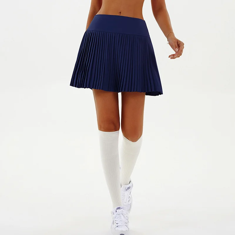 

Yoga Pleated Skirt Sports Skirt Anti-exposure Badminton Golf Short Tennis Skirt
