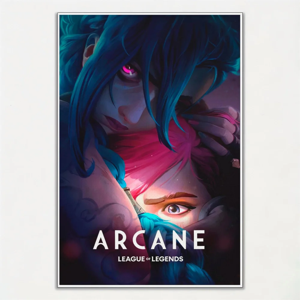 ARCANE Jinx أنيمي المشارك غرفة المعيشة المنزلي غرفة نوم بار مقهى ديكور فني