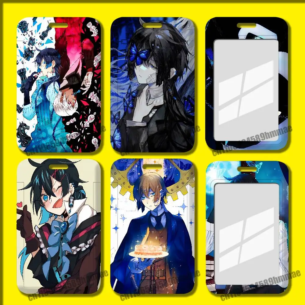 

For The Case Study of V-Vanitas Noe Archiviste Card Holder Case Metro Subway Campus Access Student ID Work Bank Credit Cards