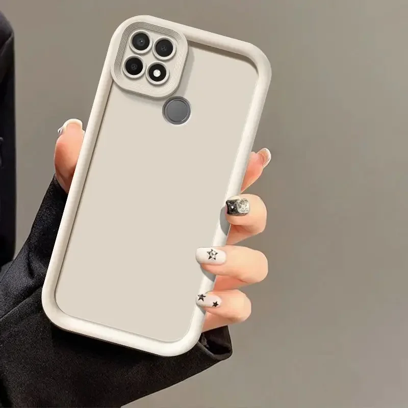 For Realme C25S Realme C12 Realme C25 C21 C15 C21Y C25Y C20 C20A Case Cute Curly Wave Hybrid Shockproof Bumper Cover Soft Fundas