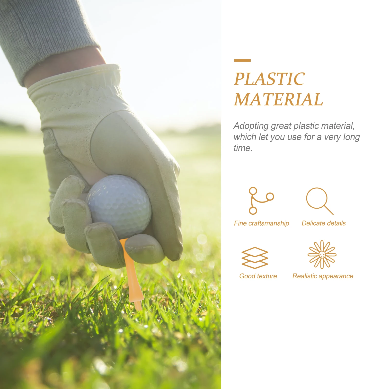 

180pcs Tees Plastic Durable Low Friction Golf Training Aid Indoor Outdoor Golf Accessories Ball Stand