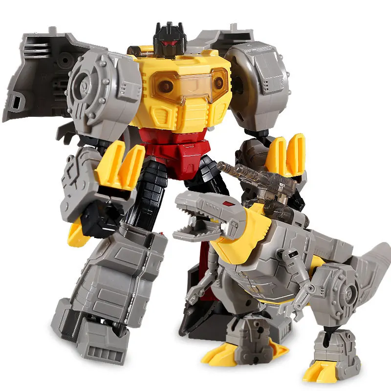 JIAYUEHUANG Transformando Brinquedos 8809 Grimlock Tiranossauro Capitão E KBB 6645 Robô Modelo Coleção Presentes Figuras de Ação