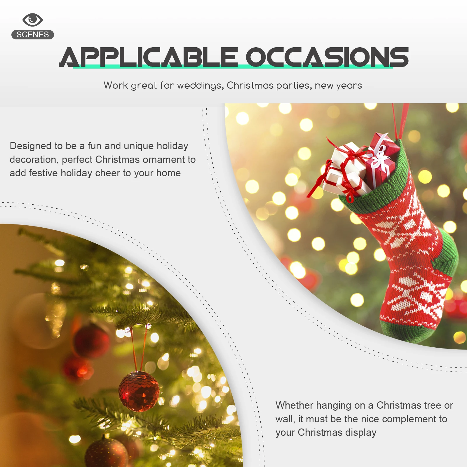 

150Pcs Christmas Tree Glitter Ball Fake Berry Ornament Hanging Decor Indoor Holiday Wedding Party Winter Festive Decoration