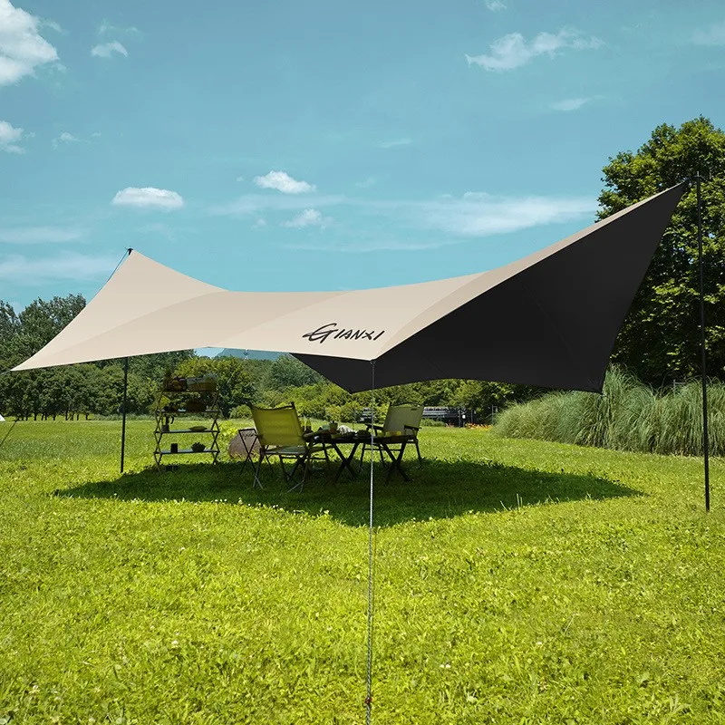 Canopy Tent Outdoor Camping Sunshade Thickened Portable Sun Protection And Rainproof Pergola Camping Equipment Picnic Barbecue