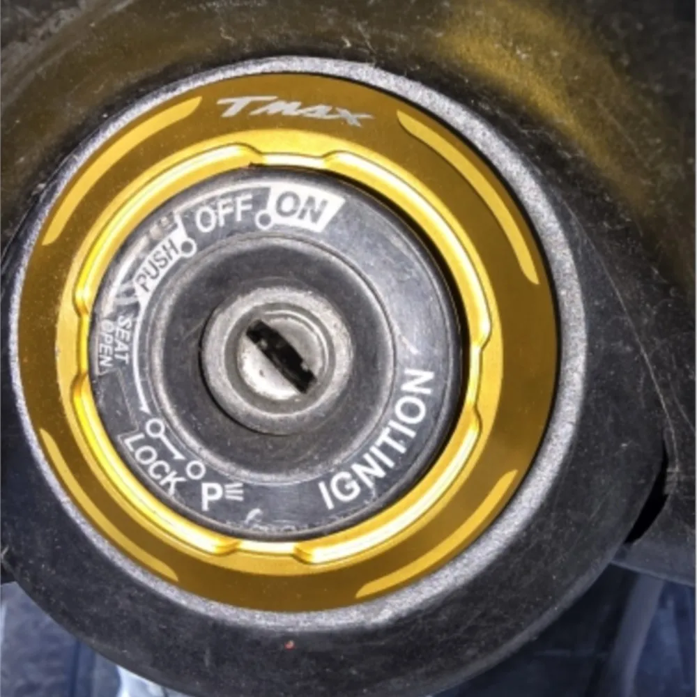 

Motorcycle Ignition Key Switch Cover Aluminum CNC Ring Protector Decorator Frame For Yamaha Tmax 530 Tmax530 T-Max 530 2013-2015