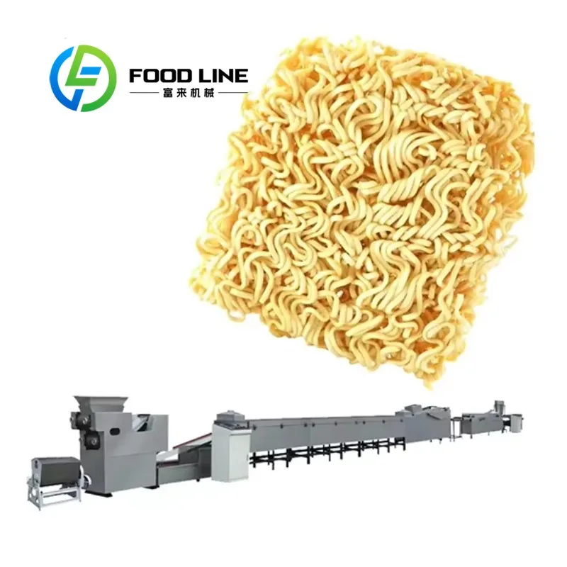 Customized Factory Fried Instant Noodle Production Line High Efficiency Automatic Noodle Processing Equipment