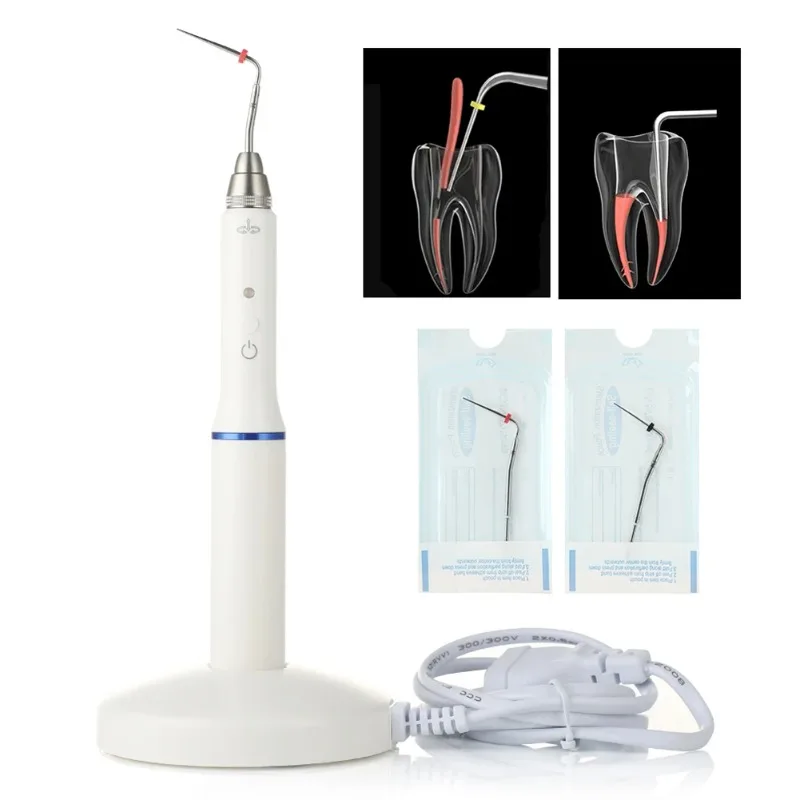 

Cordless Dental Obturation System Heated Pen Endodontic Root Obturation Endo Wireless Gutta Percha Teeth Whitening Tool + 2 Tips