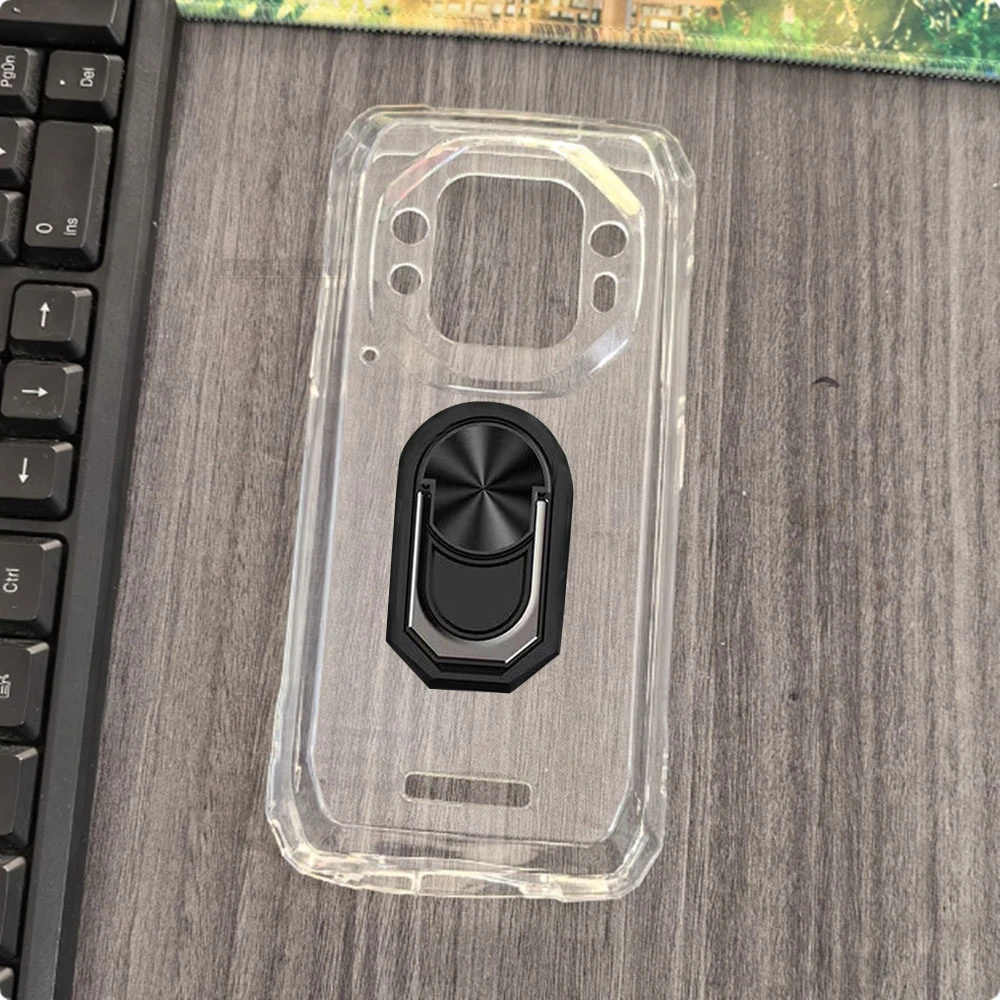 Für Blackview Oscal Tank 1 6,78 "Zurück Finger Ring Weiche TPU Silikon Fall Für Blackview Oscal Tank 1 Tank 1 halterung Telefon Abdeckung – Detail 5