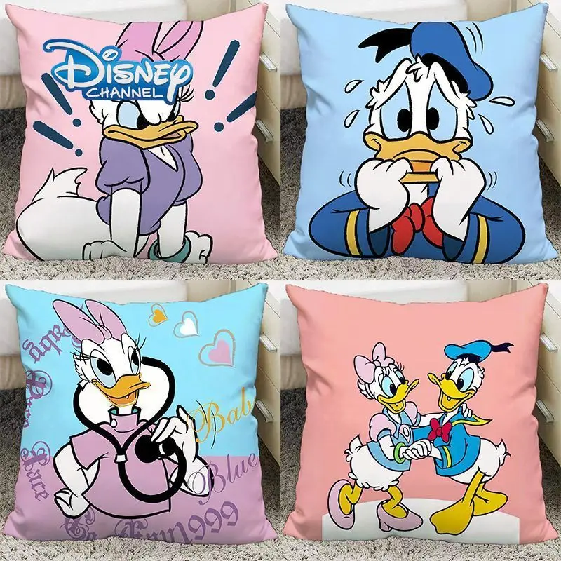 

Disney Donald Duck Pillow 40x40cm Pillow Cover Animation Cute Cushion 45x45cm Car Cushion Cover Office Pillow Cover
