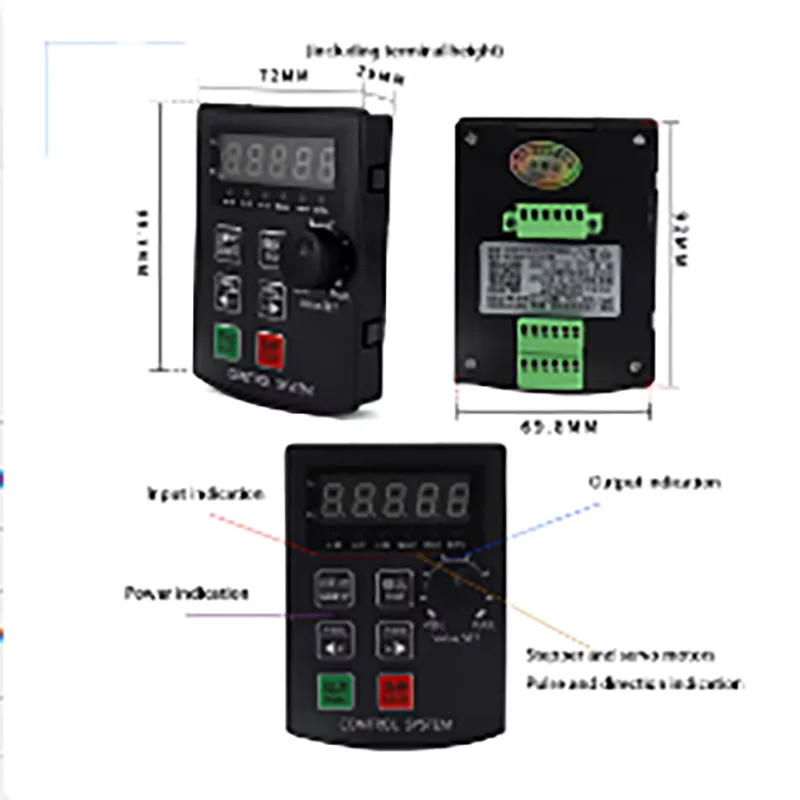 Servo Stepper Motor HF020: Programmable Angle Positioning and Pulse Speed Control with RS485 Expansion