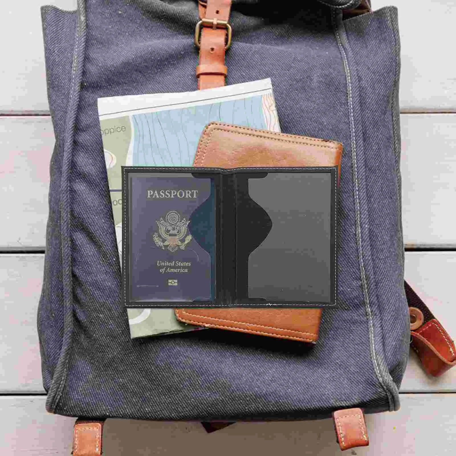 Passport Case Insurance and Registration Holder Car Cards Protector Pouch Air Tickets
