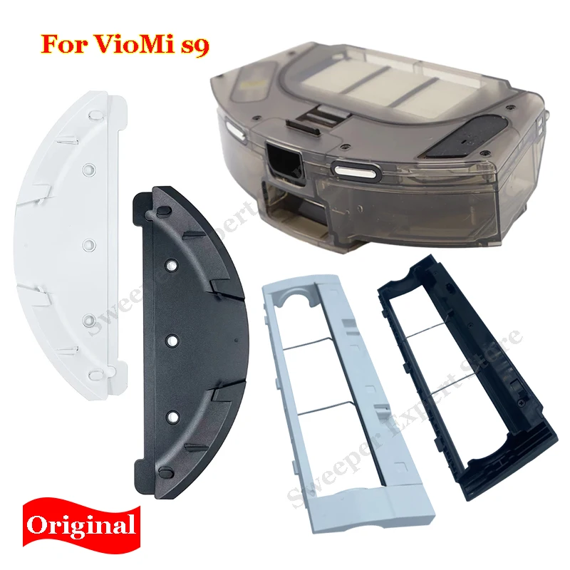 

Original Main Brush Cover 2 in 1 Water Tank Dust Box Mop Bracket Water Tank Tray Accessories For XiaoMi VioMi s9 Vacuum Cleaner