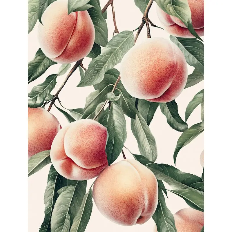 

GATYZTORY 40x50cm Painting By Numbers Handiwork peaches Number Painting On Canvas Decorative Painting Gift Artwork Landscape