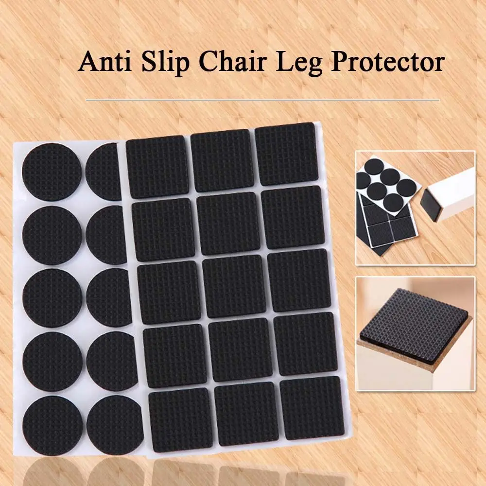 

Scratch 1/2/12/30Pcs Self Adhesive Anti Slip Furniture Floor Protectors Mat Chair Leg Protector Floor Pads Feet Pads Floor Mat