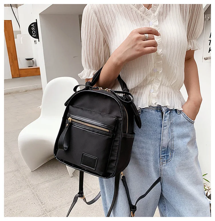 Light Oxford cloth Women Backpack small Travel tote Bags Multifunctional Lady Shoulder Crossbody female Backpacks bagpack